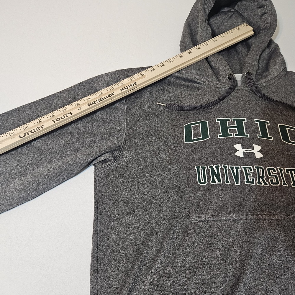 Ohio University OU Bobcats Hoodie Sweatshirt, Youth or Women's Under Armour L - Picture 5 of 7